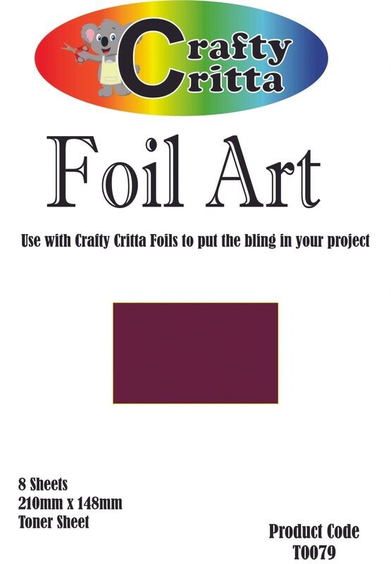 T0079 Rich Burgundy Toner Sheets