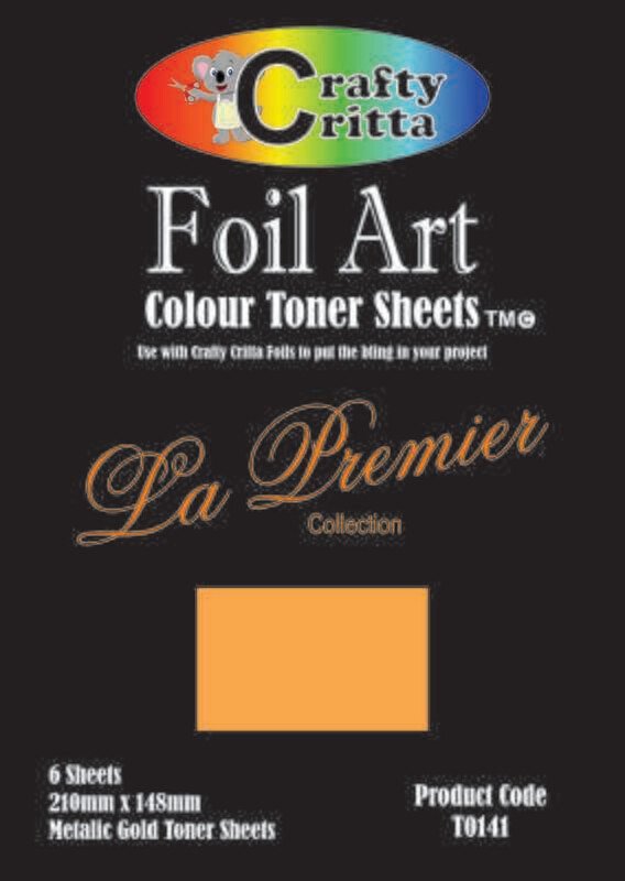 T0141 La Premier Collection Metallic Gold Toner Sheets
