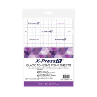 AT0014 A5 White Adhesive Sheets