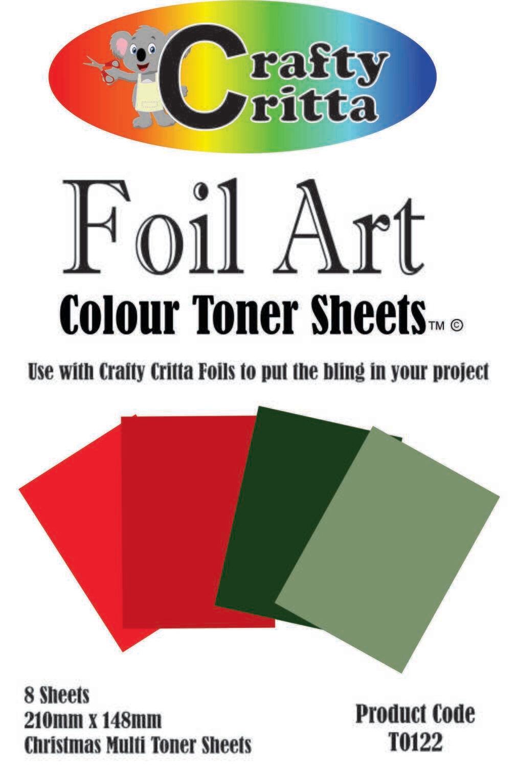 T0122 Christmas Multi Toner Sheets