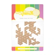 421166 Triangle cluster Foil Plate Combo