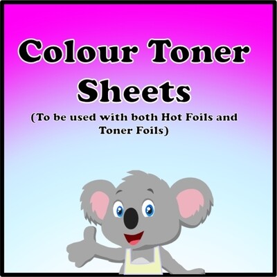 Toner and Colour Sheets