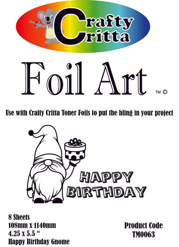 TM0063 Happy Birthday Gnome
