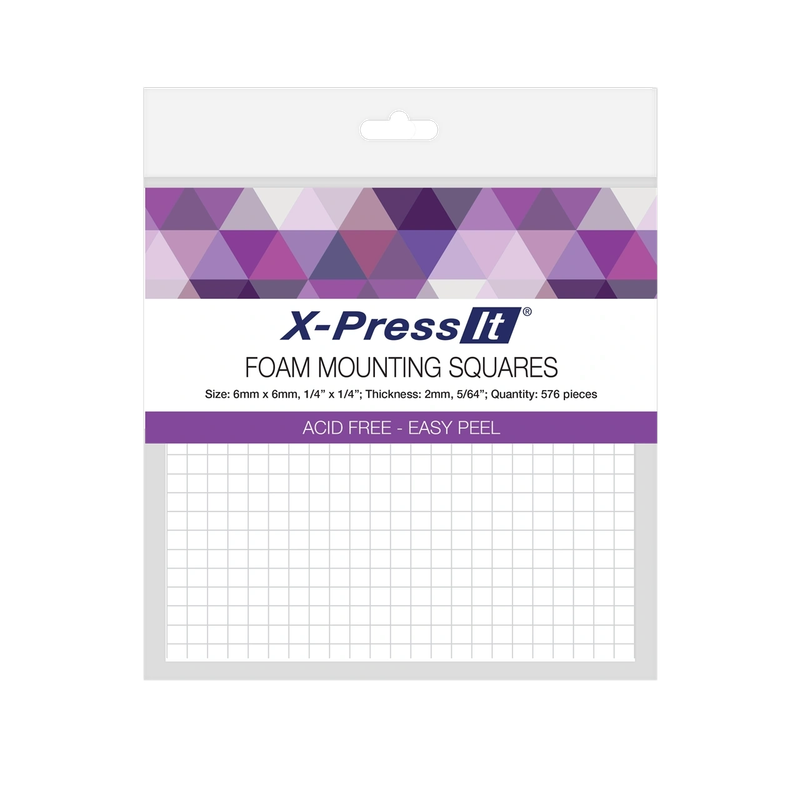 AT0009 Foam Mounting Squares 6 x 6mm (576pcs)