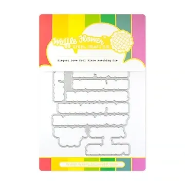 421604 Elegant Love Foil Plate Matching Die