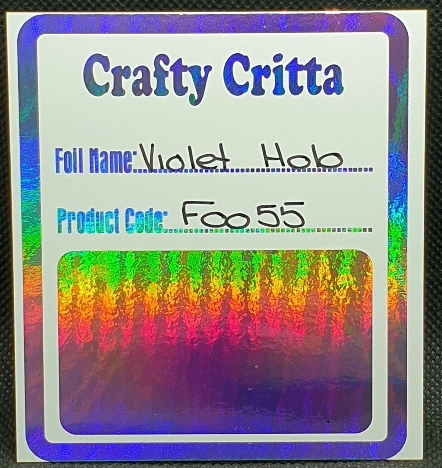 F0055 Violet Holographic