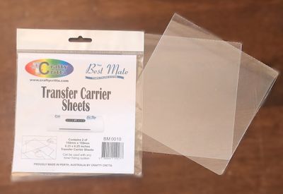 BM0010 Transfer Carrier Sheet 6 1/4 x 6 1/4". 159 x 159mm