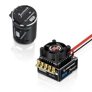 XERUN XR10 Justock G3 ESC &amp; Justock G2.1 Sensored Brushless Motor (13.5T Turn) Combo