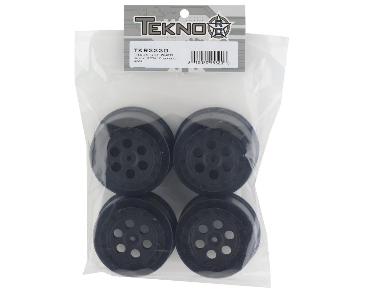 Tekno RC TR606 SCT Offset Short Course Wheels (Black) (4)