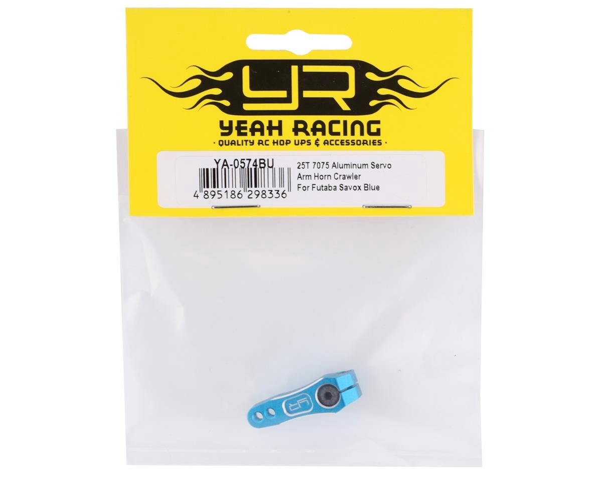 Yeah Racing Aluminum Clamping Servo Horn (Blue) (25T)