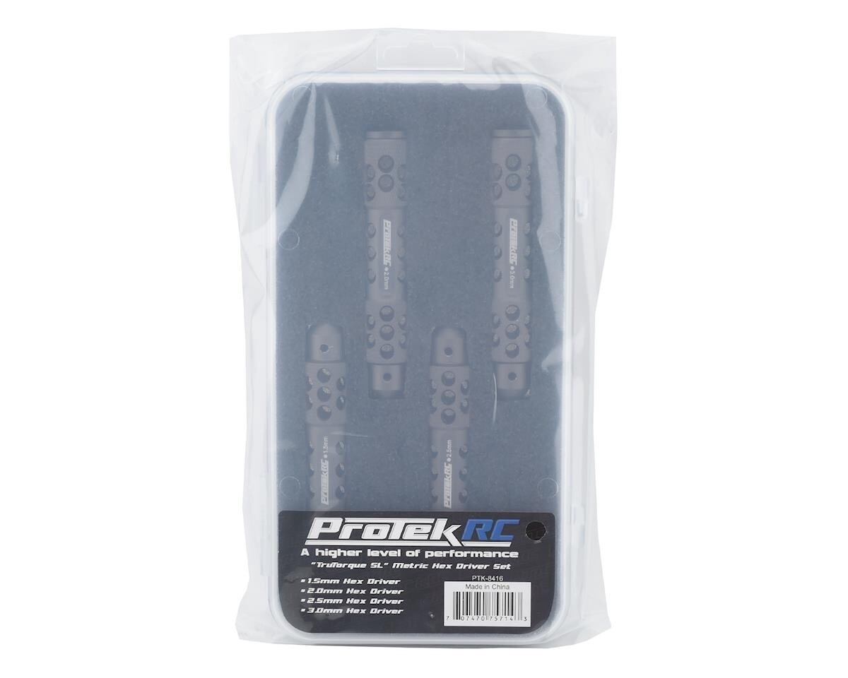 ProTek RC &quot;TruTorque SL&quot; Metric Hex Driver Set (4)
