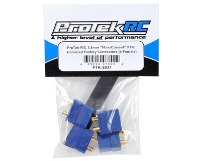 ProTek RC 4.5mm &quot;TruCurrent&quot; XT90 Polarized Battery Connectors (4 Female)