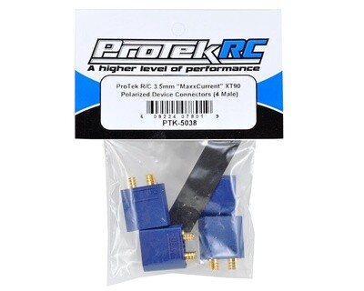 ProTek RC 4.5mm &quot;TruCurrent&quot; XT90 Polarized Device Connectors (4 Male)