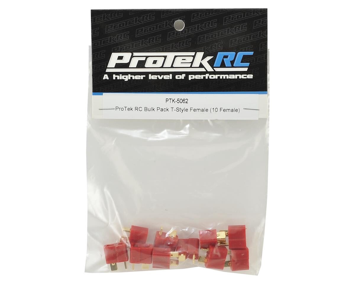 ProTek RC Bulk Pack T-Style Female (10 Female)