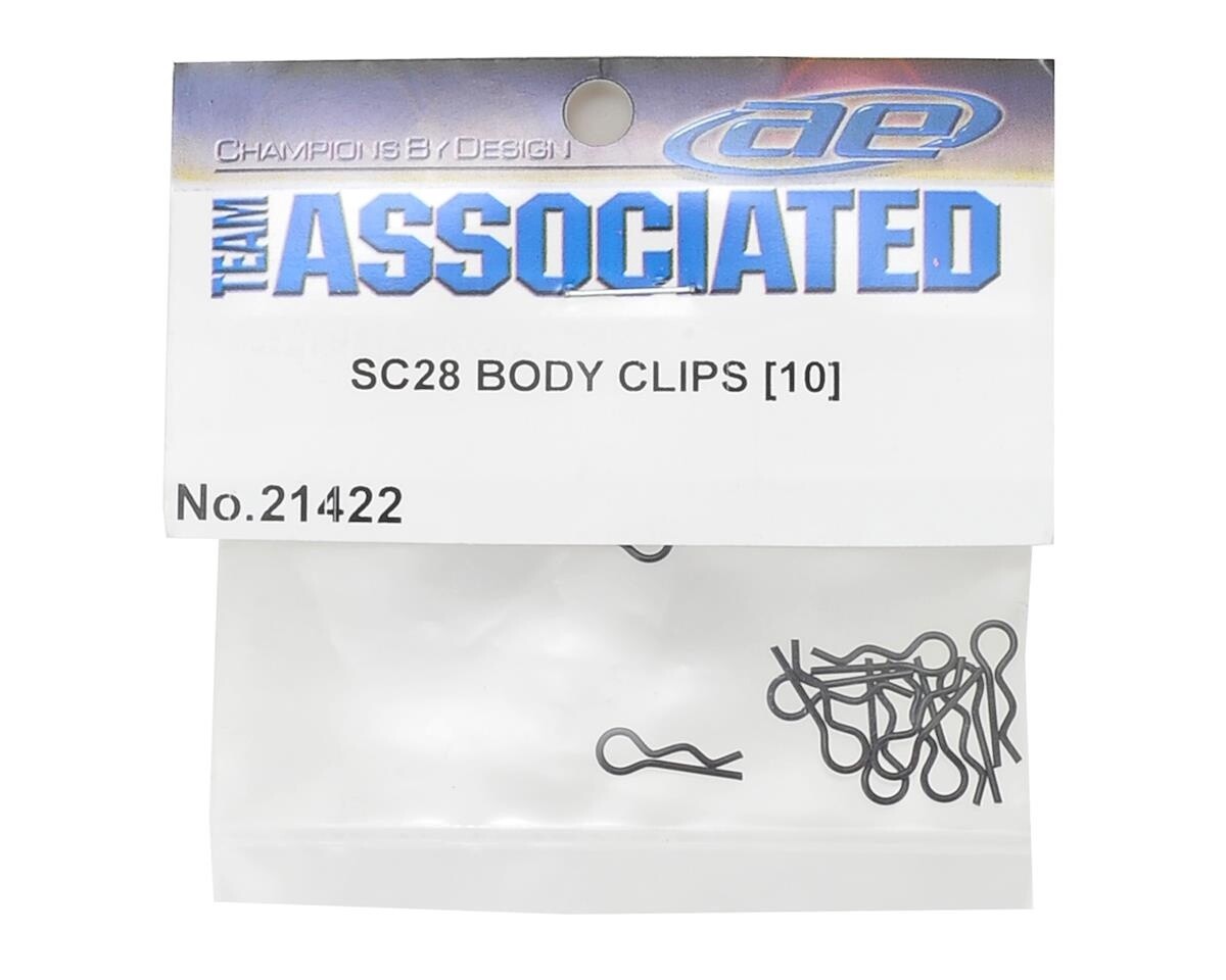 Team Associated SC28 Body Clips (10)