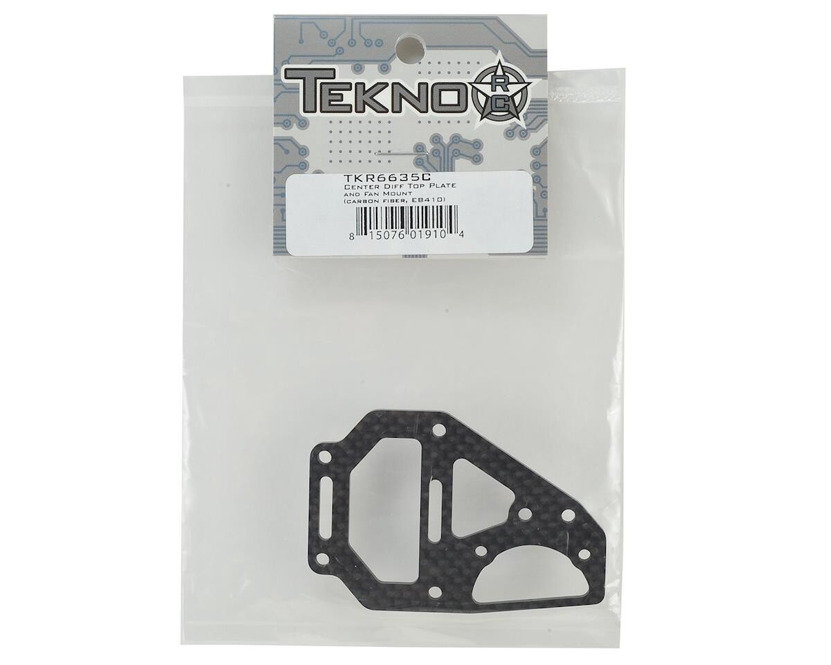 TKR6635C Tekno RC EB410/ET410 Carbon Fiber Steering Top Plate