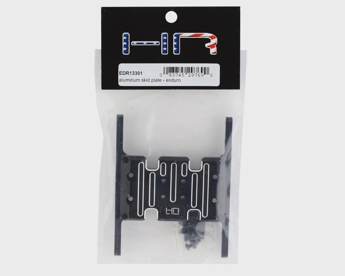 HRAEDR13301  Hot Racing Element Enduro Aluminum Skid Plate (Black)