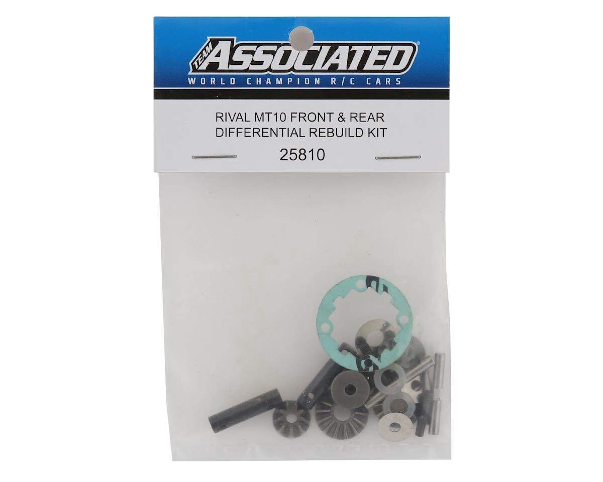 ASC25810  Team Associated Rival MT10 Differential Rebuild Kit