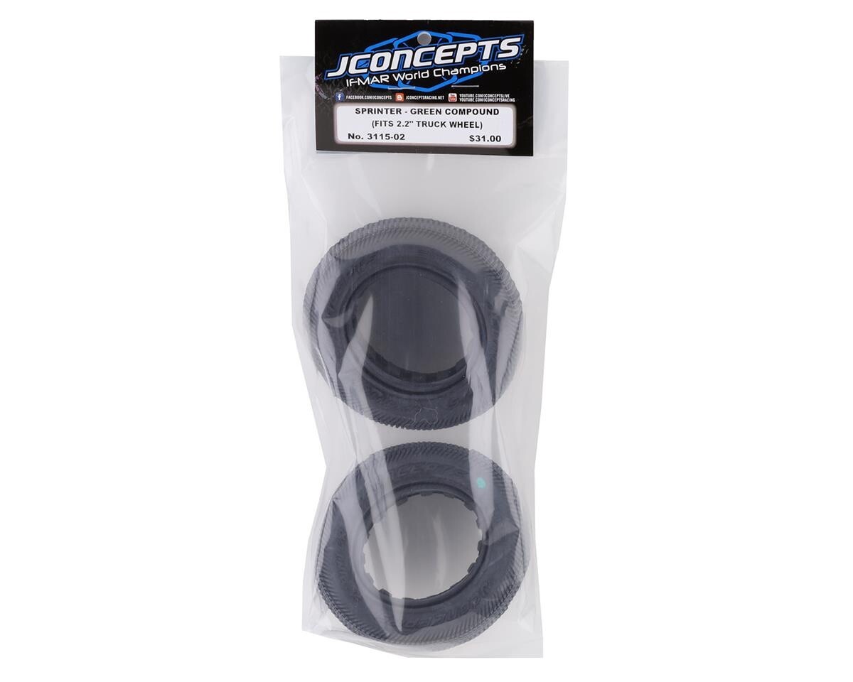 JConcepts Sprinter 2.2&quot; Truck Tires (2) (Green)