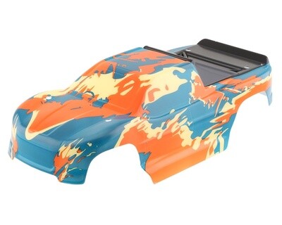 Team Associated Rival MT10 Pre-Painted Body (Orange/Blue)  ASC25840