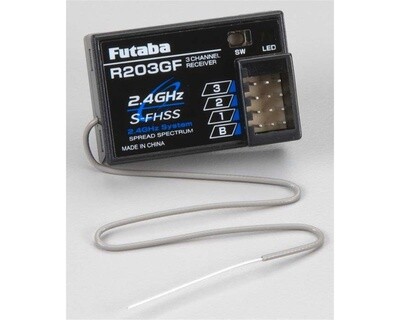 FUT01102237-3   Futaba R203GF S-FHSS 3-Channel 2.4GHz Receiver