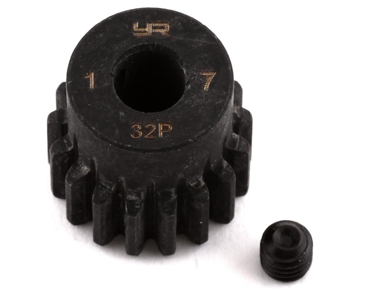 YEA-MG-32005  Yeah Racing Steel 32P Pinion Gear (5mm Bore) (17T)
