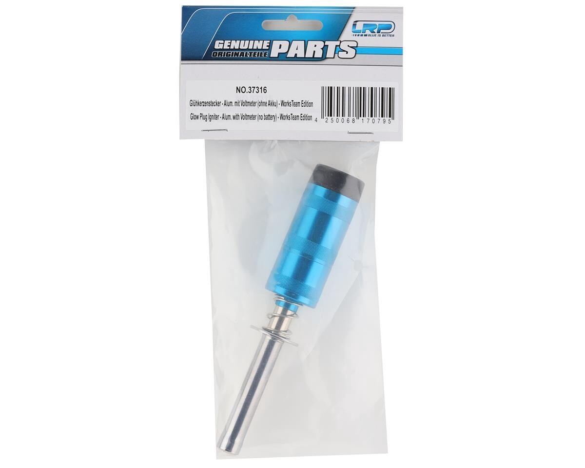 LRP37316  LRP  Aluminum Glow Plug Igniter w/Checker (Blue)