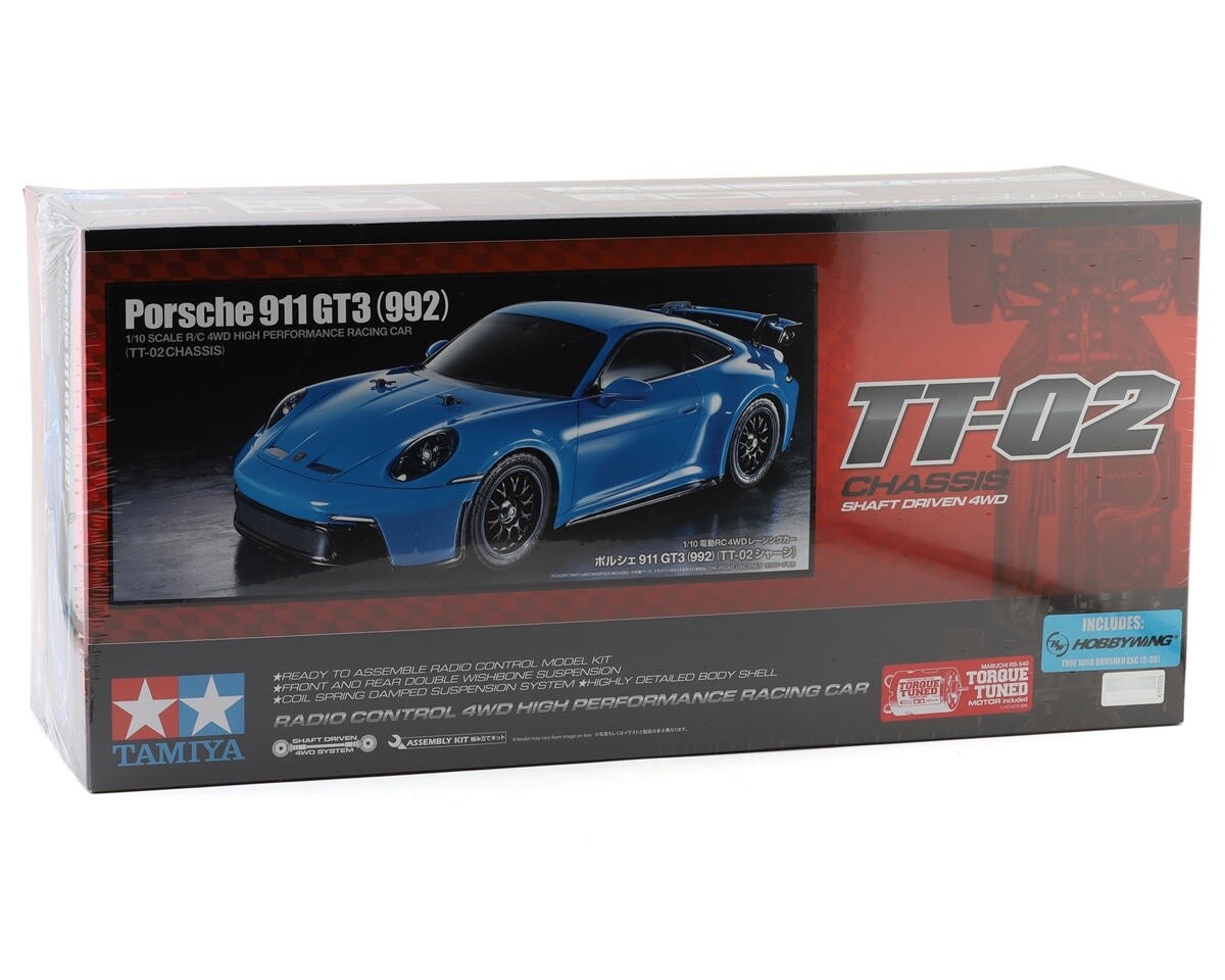 TAM58712-60A   Tamiya TT-02 Chassis Porsche 911GT3 (992) kit