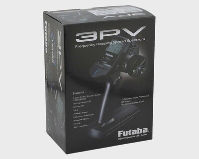 FUT01004353-3   Futaba 3PV 3-Channel 2.4GHz FHSS/S-FHSS Radio System w/R203GF Receiver