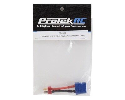ProTek RC XT90 to T-Style Adapter (Female XT90/Male T-Style) PTK-5058
