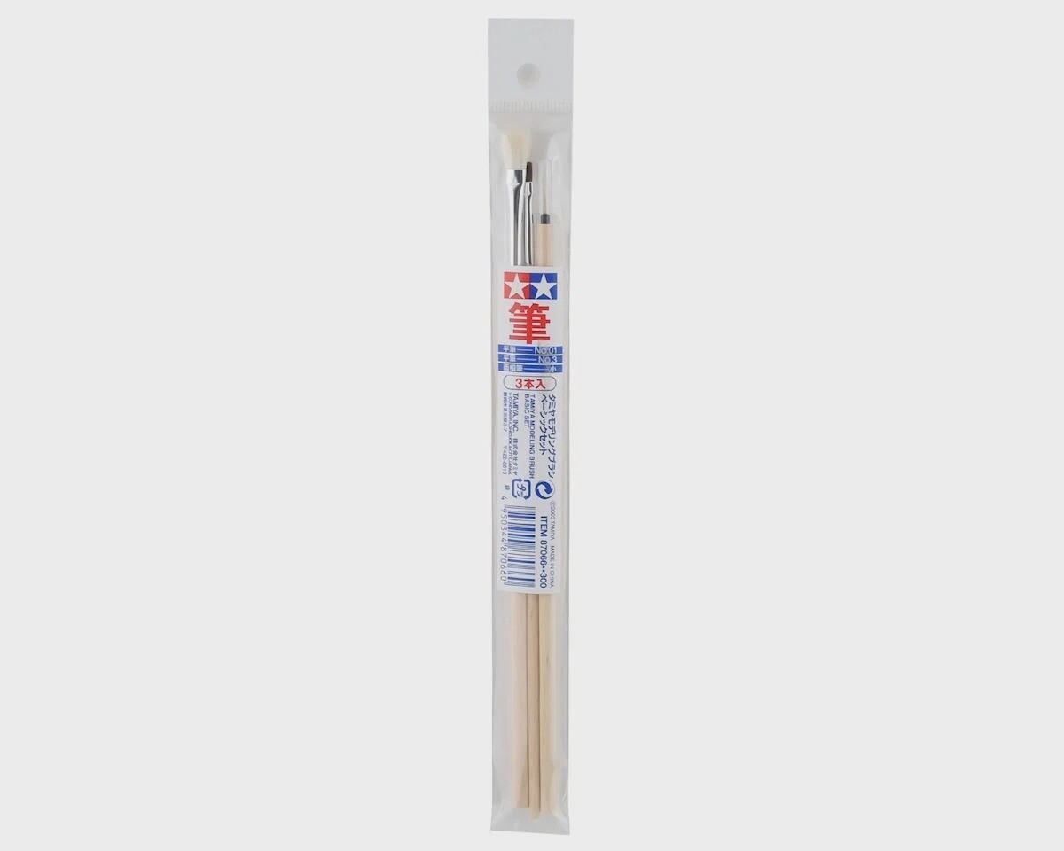 TAM87066  Tamiya Modeling Brush Basic Set