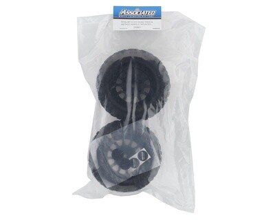 ASC25841  Team Associated Rival MT10 Pre-Mounted Tires &amp; Method Wheels