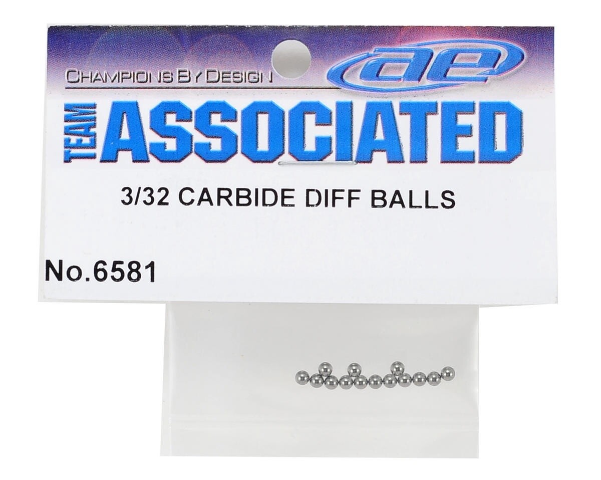 ASC6581  Team Associated 3/32&quot; Carbide Diff Balls (14)