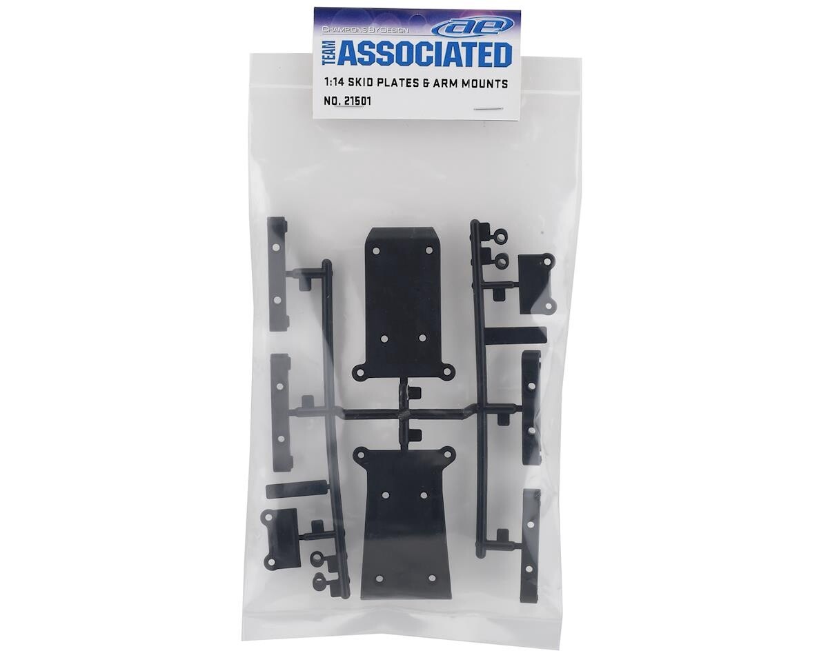 ASC21501  Team Associated Reflex 14B/14T Skid Plate &amp; Arm Mount Set