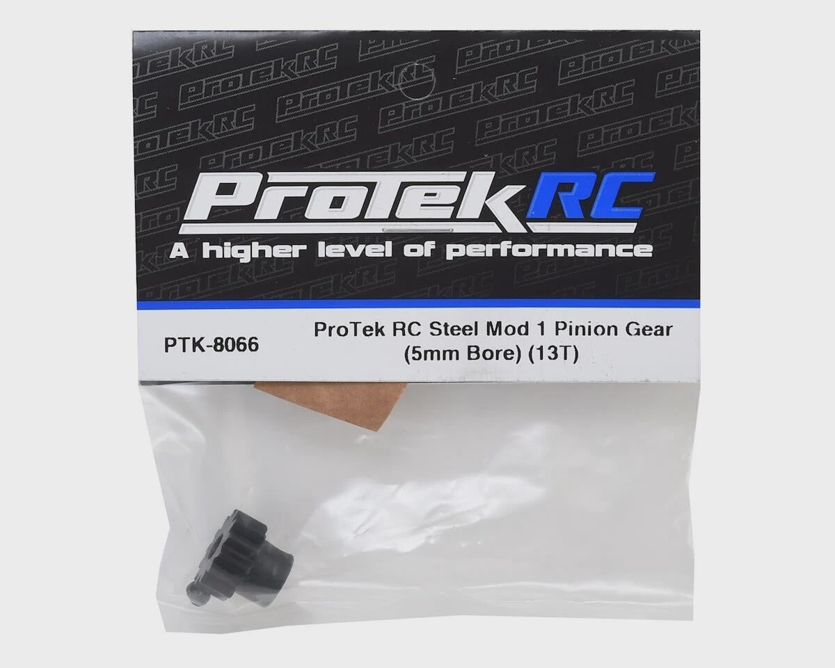 PTK-8066  ProTek RC Steel Mod 1 Pinion Gear (5mm Bore) (13T)