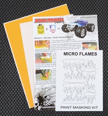XXXM001S  Micro Flames Paint Mask