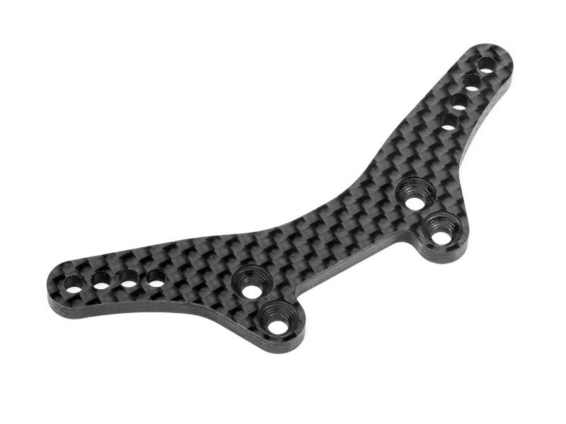 HPI114433  Shock Tower, Front, Carbon Fiber, RS4 Sport 3 (Opt)