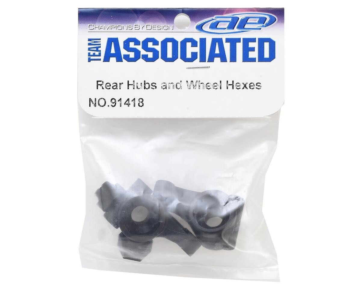 ASC91418  Team Associated Rear Hubs w/Hexes