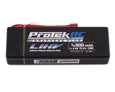 PTK-5101-22   ProTek RC 4S 130C Low IR Si-Graphene + HV LCG LiPo Battery (15.2V/4300mAh)