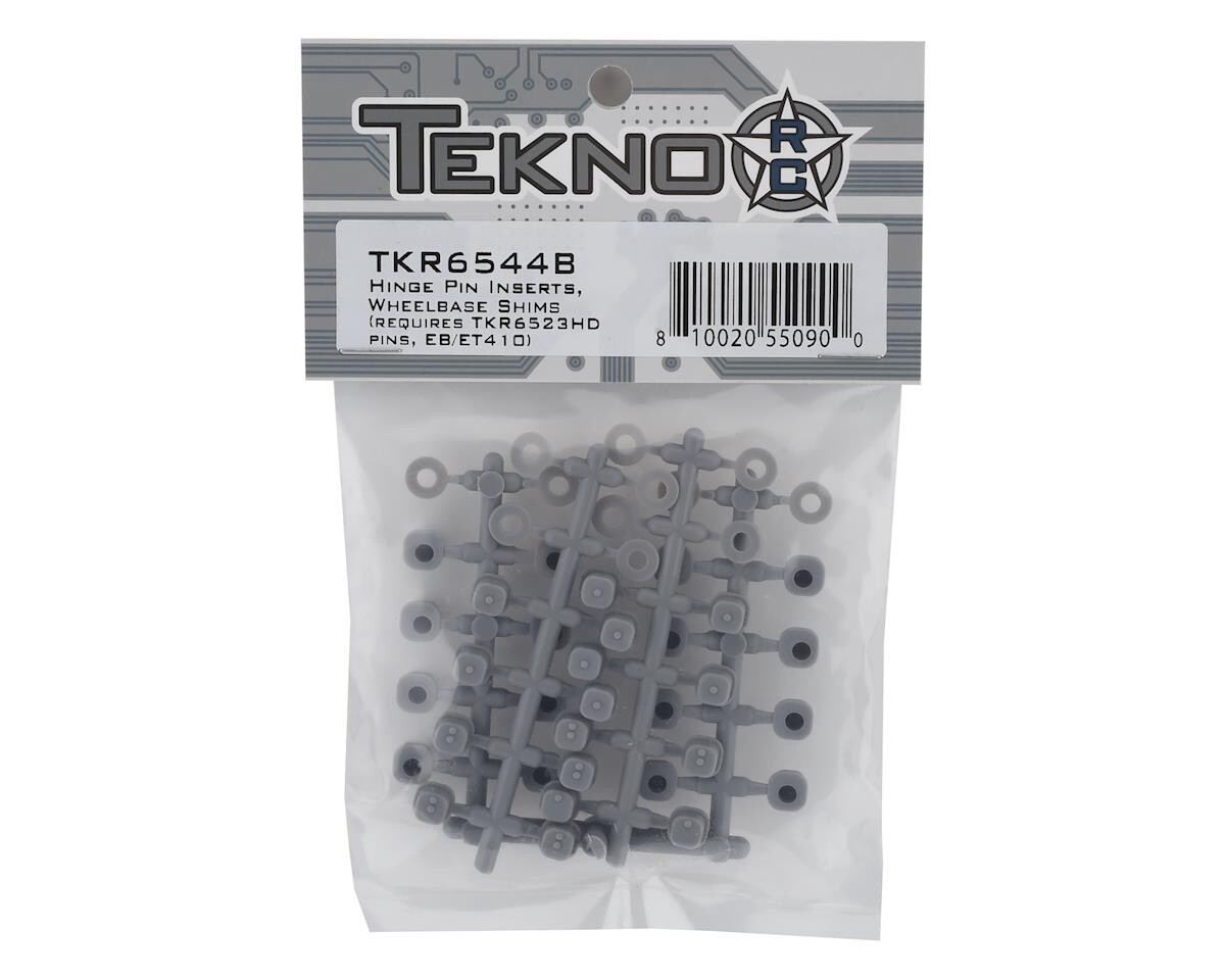 TKR6544B  Tekno RC Hinge Pin Inserts &amp; Wheelbase Shims