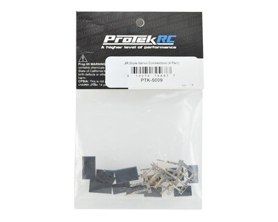 PTK-5009   ProTek RC JR Style Servo Connectors (4 Pair)