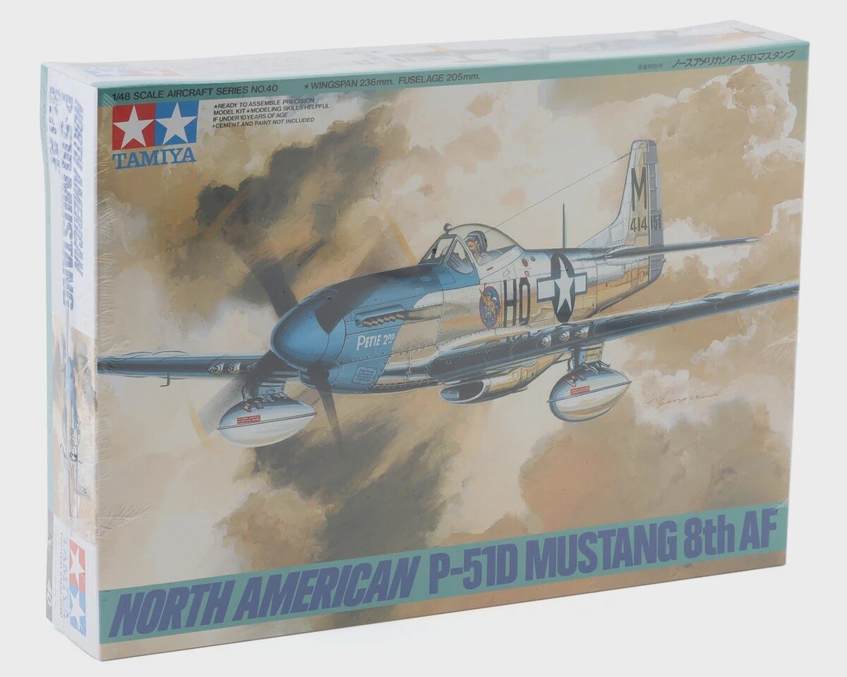 TAM61040  Tamiya 1/48 North American P51D Mustang