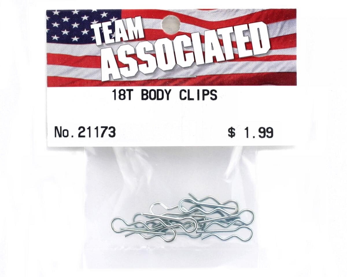 ASC21173  Small Body Clips (10)