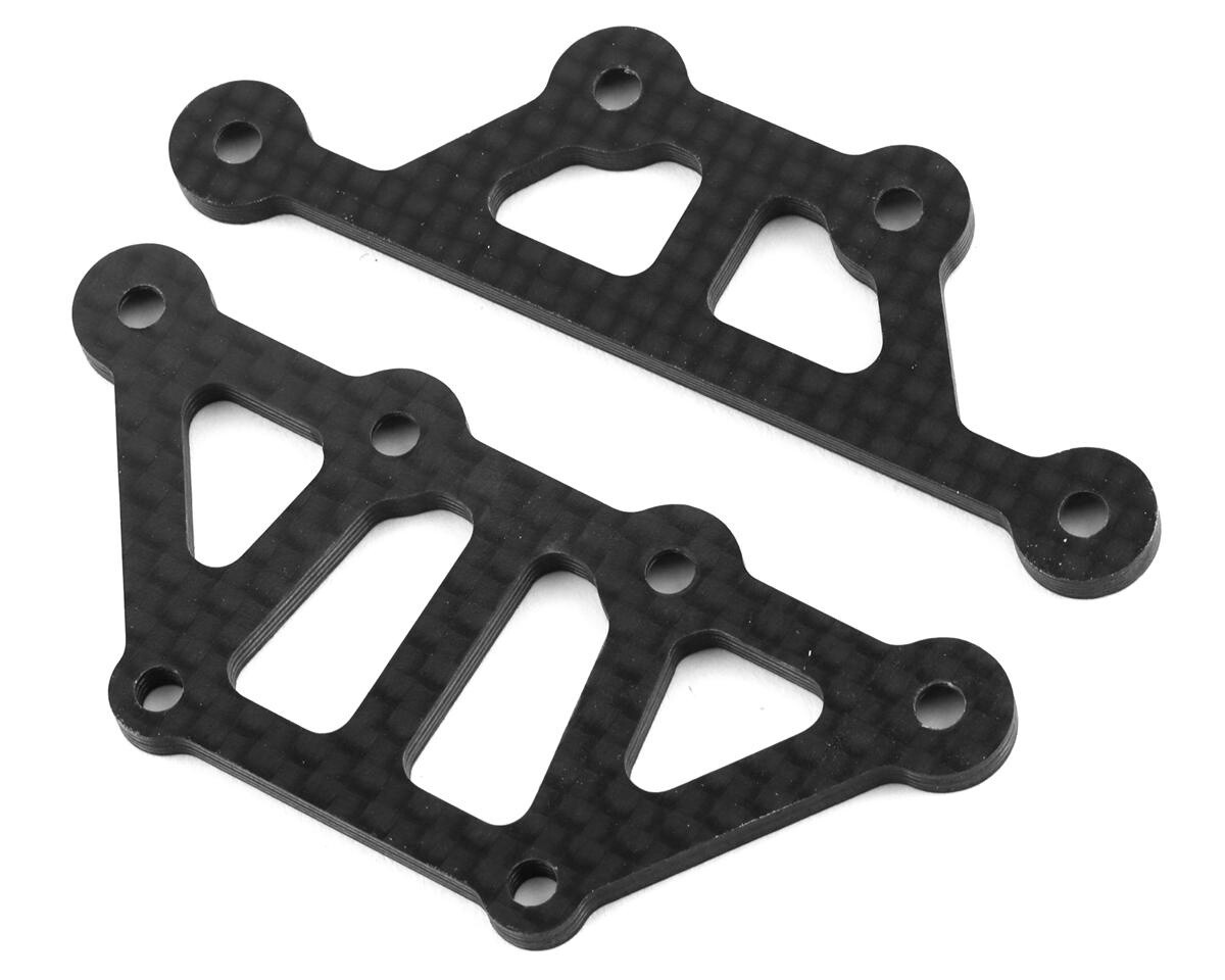 ASC31848  Team Associated Apex2 Factory Team Carbon Fiber Top Plates (Front &amp; Rear)