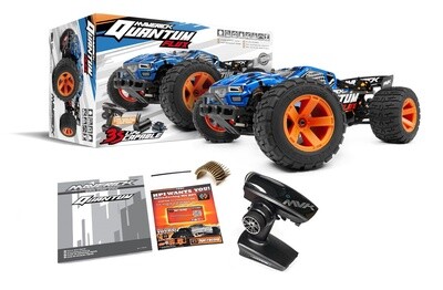 MVK150207  Quantum XT Flux 80A Brushless 1/10 4WD Stadium Truck Ready to Run - Blue