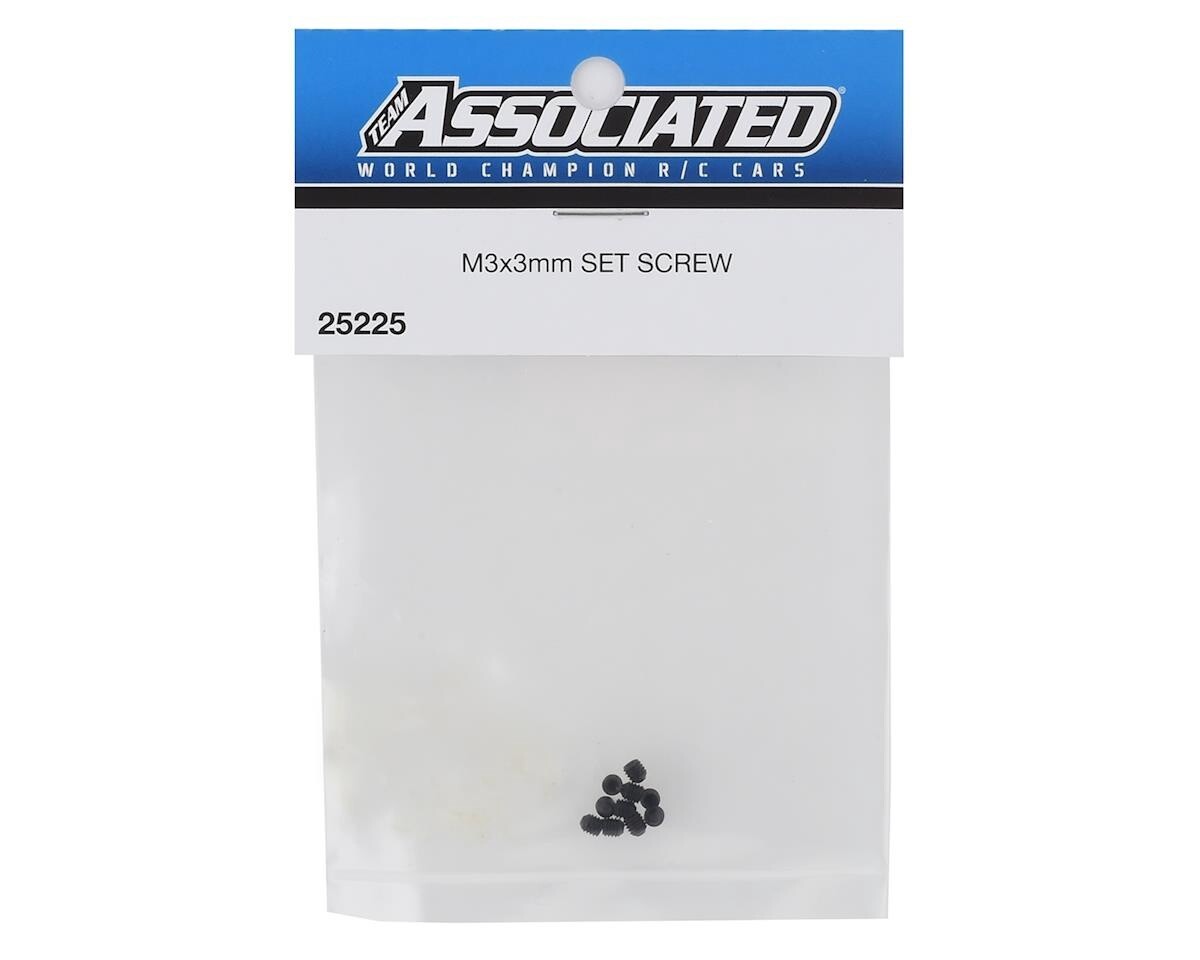 ASC25225   Team Associated 3x3mm Set Screw (10)