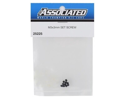 ASC25225   Team Associated 3x3mm Set Screw (10)