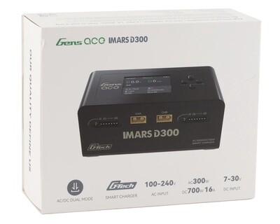 GEA300WD300-UB   Gens Ace Imars D300 G-Tech Smart Dual AC/DC Charger (6S/16A) (Black)