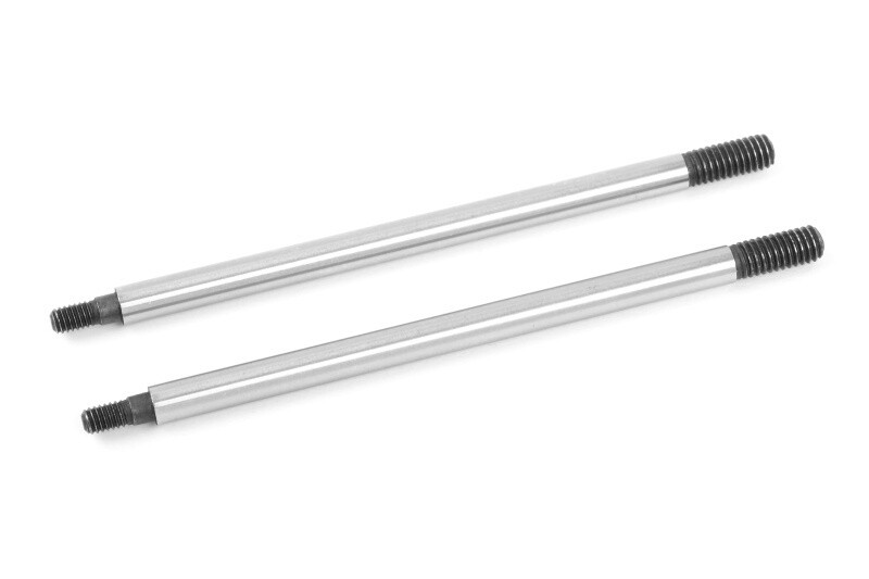 COR00180-164  Shock Shaft - 66mm - Rear - Steel - 2 pcs: Dementor, Kronos, Python, Shogun, Kagama