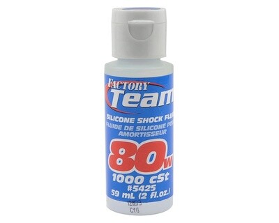 ASC5425  Team Associated Silicone Shock Oil (2oz) (80wt)